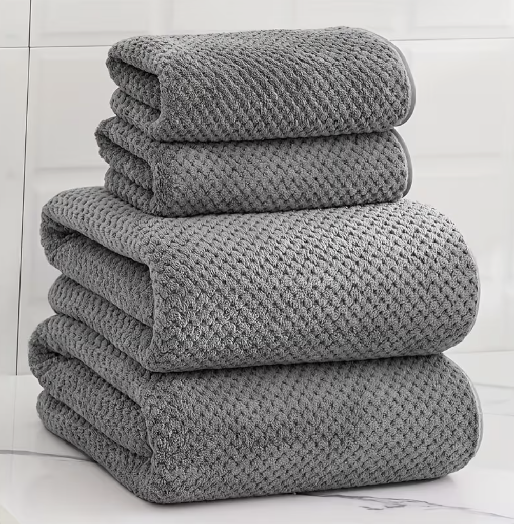 48-timmars kampanj – 4-pack hotellhanddukar – mjuka & slitstarka