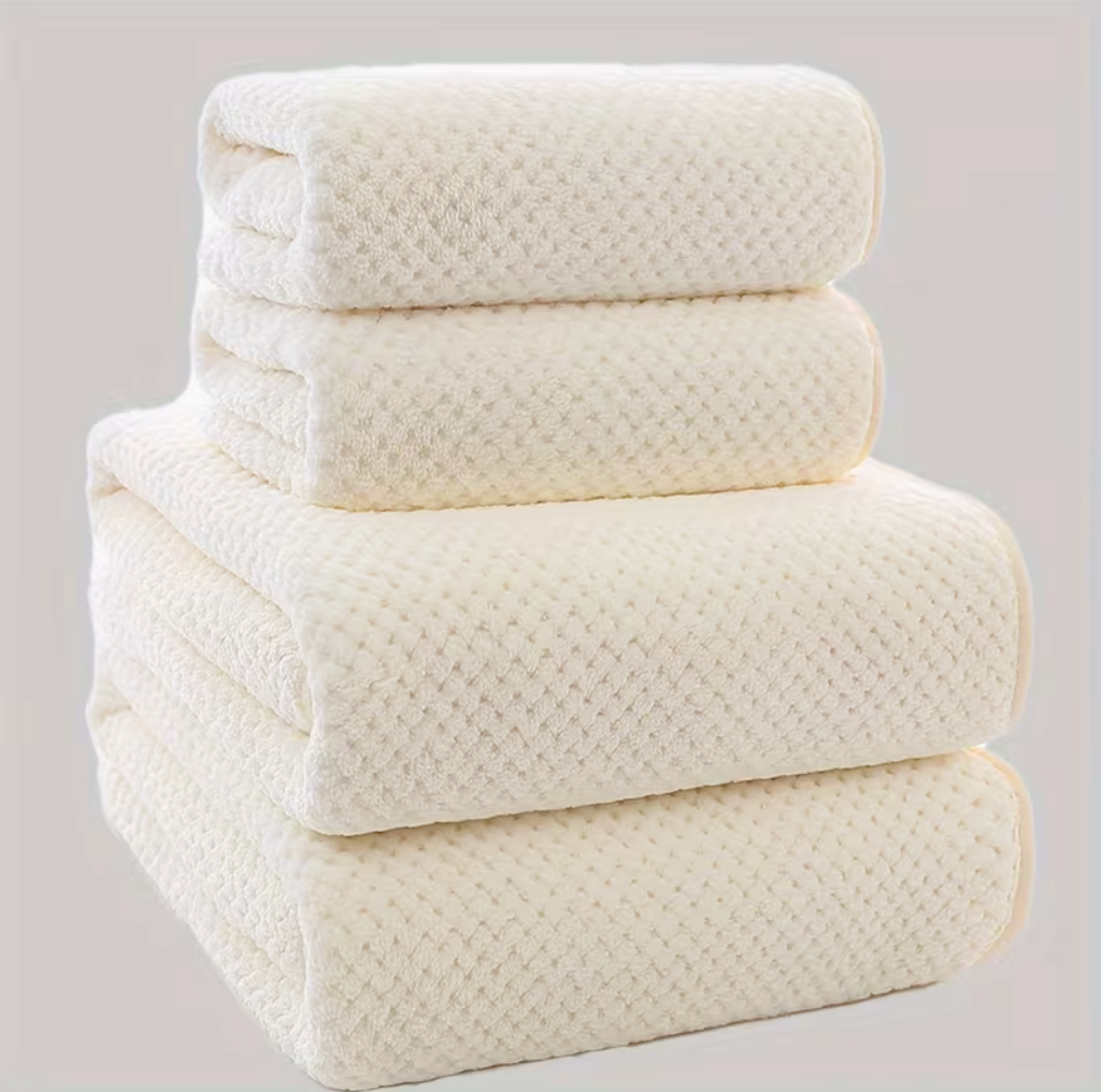 48-timmars kampanj – 4-pack hotellhanddukar – mjuka & slitstarka