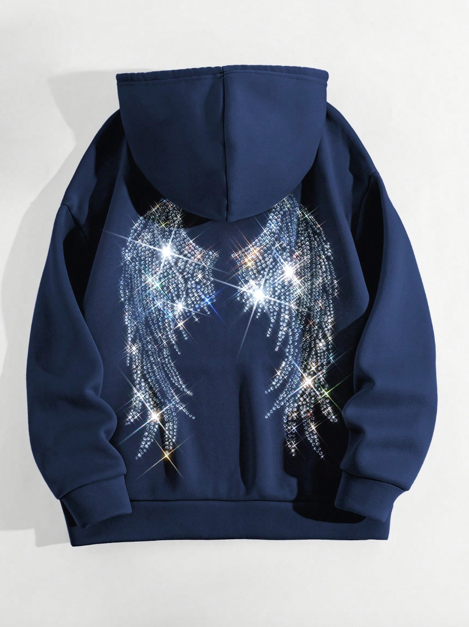 Angel Rhinestones Hoodie