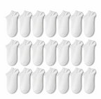 20-pack svarta vardagsstrumpor (37–41) svarta eller vita