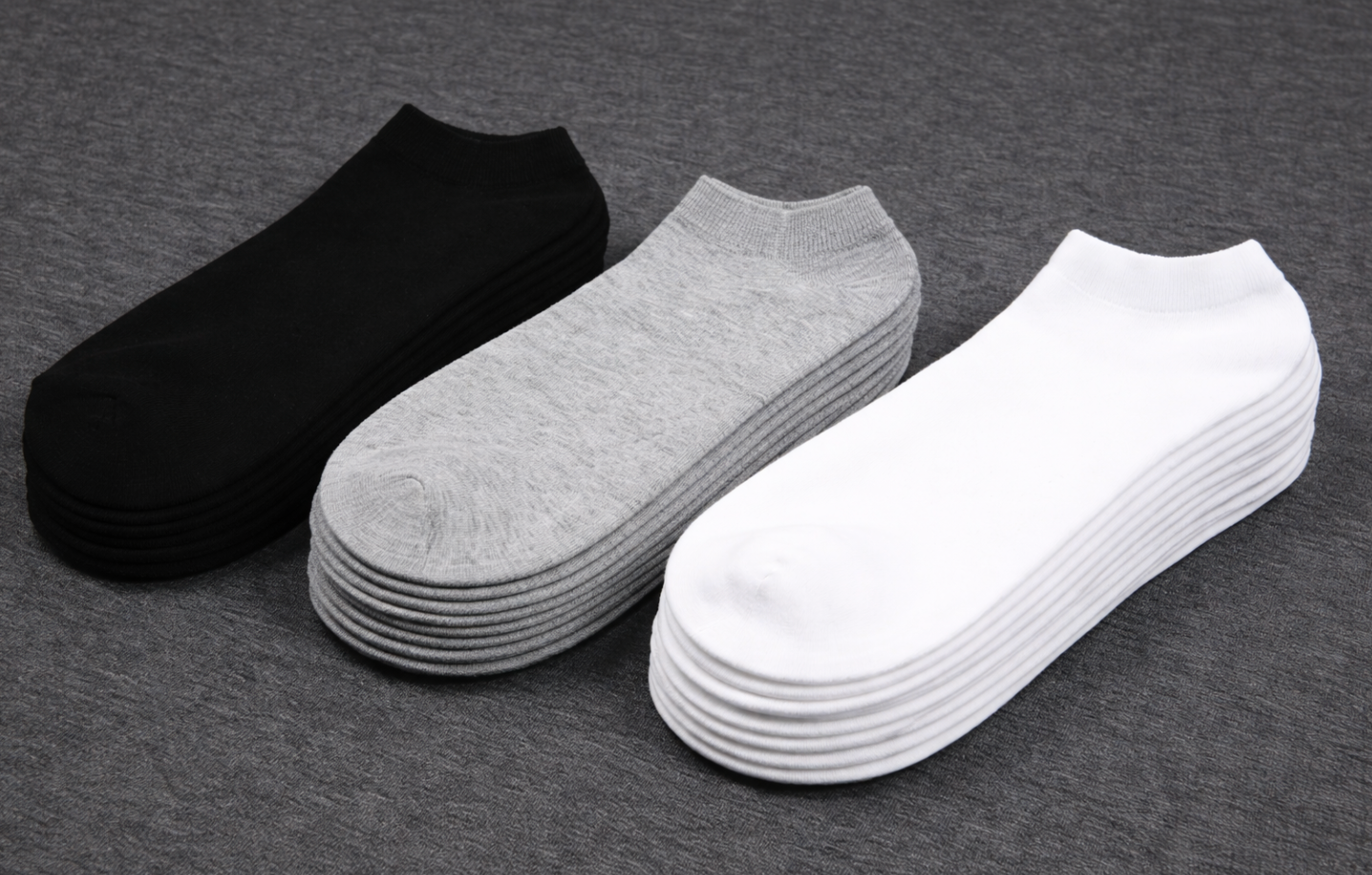 20-pack svarta vardagsstrumpor (37–41) svarta eller vita