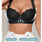 48-timmars kampanj – Avlastande BH med breda axelband – lyfter, formar och sitter bekvämt (svart)